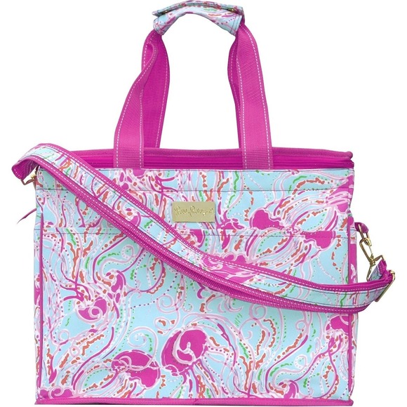 NWT Lilly Pulitzer Insulated Beach Cooler In Jellies Be Jammin - Picture 2 of 2